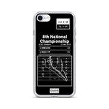 Greatest Ohio State Football Plays iPhone Case: 8th National Championship (2015)