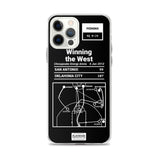 Greatest Thunder Plays iPhone Case: Winning the West (2012)