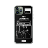 Greatest Thunder Plays iPhone Case: The Comeback (2018)