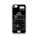 Greatest Oregon Football Plays iPhone Case: Hold the Line (1989)