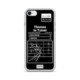 Greatest Oregon Football Plays iPhone Case: Thomas to Tuinei (2012)