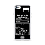 Greatest Magic Plays iPhone Case: You got to be kidding me! (2007)