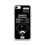 Greatest Phillies Plays iPhone Case: Headed to the Series (1980)