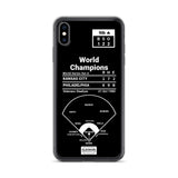 Greatest Phillies Plays iPhone Case: World Champions (1980)