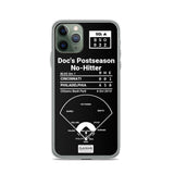 Greatest Phillies Plays iPhone Case: Doc's Postseason No-Hitter (2010)