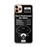 Greatest Phillies Plays iPhone Case: Doc's Postseason No-Hitter (2010)