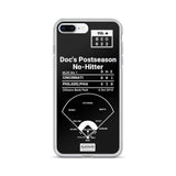 Greatest Phillies Plays iPhone Case: Doc's Postseason No-Hitter (2010)