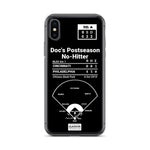 Greatest Phillies Plays iPhone Case: Doc's Postseason No-Hitter (2010)