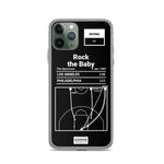 Greatest 76ers Plays iPhone Case: Rock the Baby (1983)