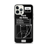 Greatest 76ers Plays iPhone Case: Rock the Baby (1983)