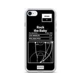 Greatest 76ers Plays iPhone Case: Rock the Baby (1983)