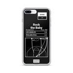 Greatest 76ers Plays iPhone Case: Rock the Baby (1983)