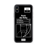 Greatest 76ers Plays iPhone Case: Rock the Baby (1983)