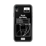 Greatest 76ers Plays iPhone Case: Rock the Baby (1983)