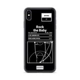 Greatest 76ers Plays iPhone Case: Rock the Baby (1983)