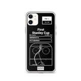 Greatest Penguins Plays iPhone Case: First Stanley Cup (1991)