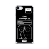 Greatest Penguins Plays iPhone Case: First Stanley Cup (1991)