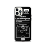 Greatest Penguins Plays iPhone Case: Fleury's Cup-winning save (2009)