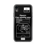 Greatest Penguins Plays iPhone Case: Fleury's Cup-winning save (2009)