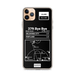 Greatest Trail Blazers Plays iPhone Case: 37ft Bye Bye (2019)