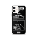 Greatest Kings Plays iPhone Case: First series win (2001)