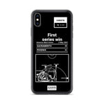 Greatest Kings Plays iPhone Case: First series win (2001)