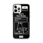 Greatest Spurs Plays iPhone Case: Kerr's four threes (2003)