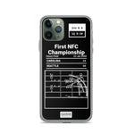 Greatest Seahawks Plays iPhone Case: First NFC Championship (2006)