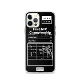 Greatest Seahawks Plays iPhone Case: First NFC Championship (2006)