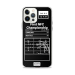 Greatest Seahawks Plays iPhone Case: First NFC Championship (2006)