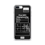 Greatest Seahawks Plays iPhone Case: First NFC Championship (2006)