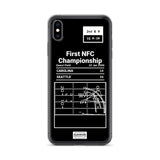 Greatest Seahawks Plays iPhone Case: First NFC Championship (2006)