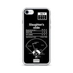 Greatest Cardinals Plays iPhone Case: Slaughter's slide (1946)