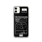 Greatest Maple Leafs Plays iPhone Case: 13th Championship (1967)