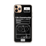 Greatest Maple Leafs Plays iPhone Case: 13th Championship (1967)