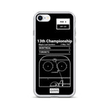 Greatest Maple Leafs Plays iPhone Case: 13th Championship (1967)