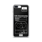 Greatest Maple Leafs Plays iPhone Case: 13th Championship (1967)