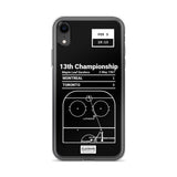 Greatest Maple Leafs Plays iPhone Case: 13th Championship (1967)