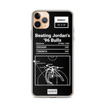 Greatest Raptors Plays iPhone Case: Beating Jordan's '96 Bulls (1996)