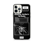 Greatest Raptors Plays iPhone Case: Beating Jordan's '96 Bulls (1996)