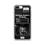 Greatest Raptors Plays iPhone Case: Beating Jordan's '96 Bulls (1996)