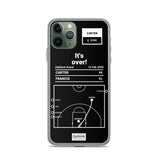 Greatest Raptors Plays iPhone Case: It's over! (2000)