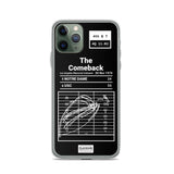 Greatest USC Football Plays iPhone Case: The Comeback (1974)