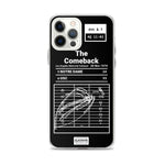 Greatest USC Football Plays iPhone Case: The Comeback (1974)