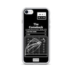 Greatest USC Football Plays iPhone Case: The Comeback (1974)