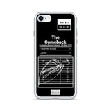 Greatest USC Football Plays iPhone Case: The Comeback (1974)