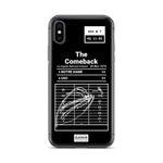 Greatest USC Football Plays iPhone Case: The Comeback (1974)