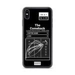 Greatest USC Football Plays iPhone Case: The Comeback (1974)