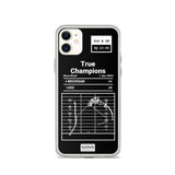 Greatest USC Football Plays iPhone Case: True Champions (2004)