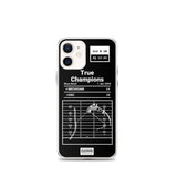 Greatest USC Football Plays iPhone Case: True Champions (2004)